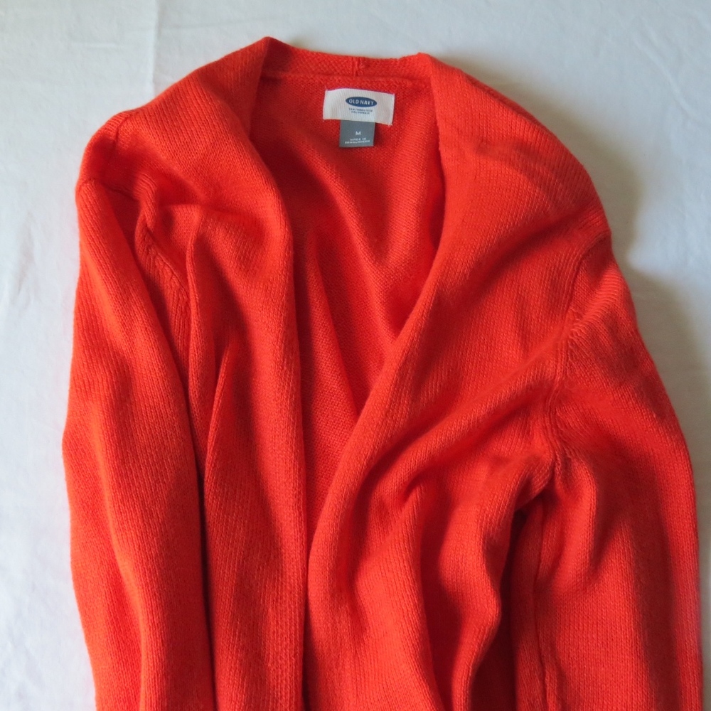 Orange Cardigan